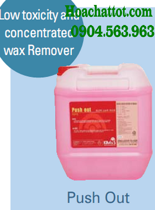 Low toixicity and concentrated wax remover Push Out